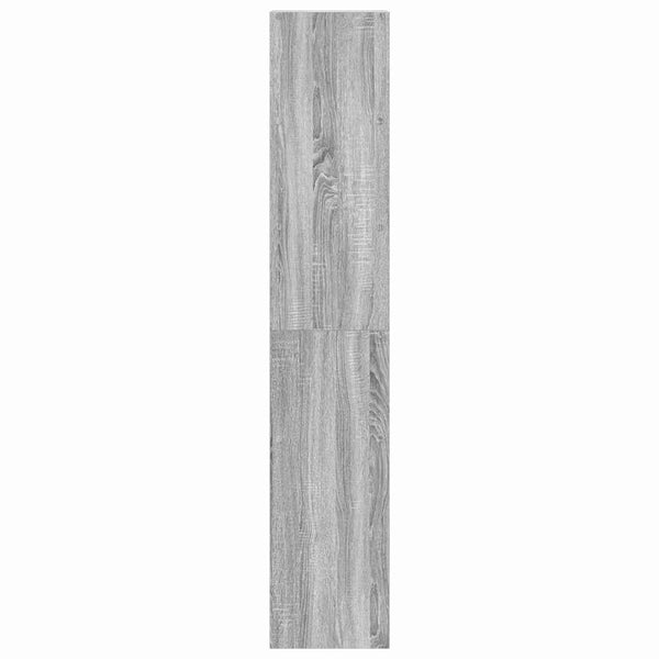 Stapelbare Bücherregale Grau Sonoma 2er Set