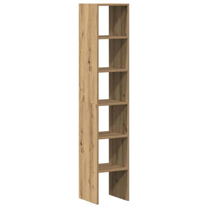 Stapelbare Bücherregale, 2er-Set, Artisan-Eiche