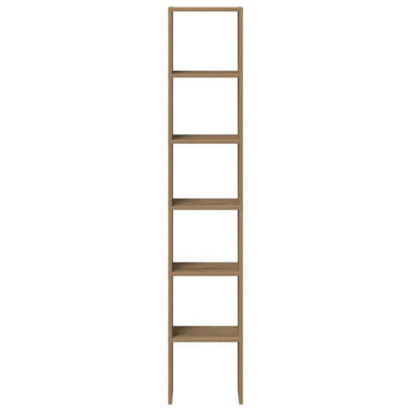 Stapelbare Bücherregale, 2er-Set, Artisan-Eiche