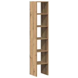 Stapelbare Bücherregale, 2er-Set, Artisan-Eiche