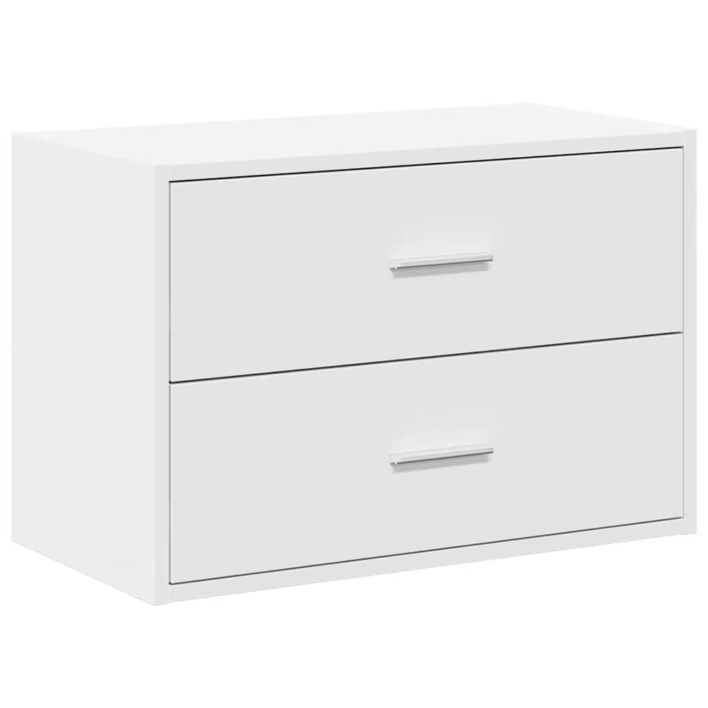 Weißer Schrank mit 2 Schubladen