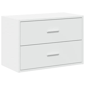 Weißer Schrank mit 2 Schubladen
