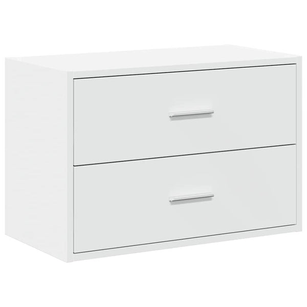 Weißer Schrank mit 2 Schubladen