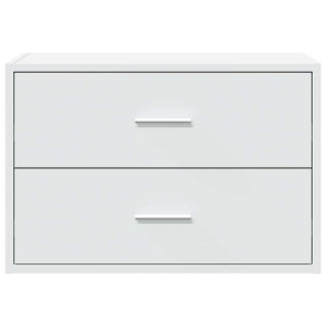 Weißer Schrank mit 2 Schubladen