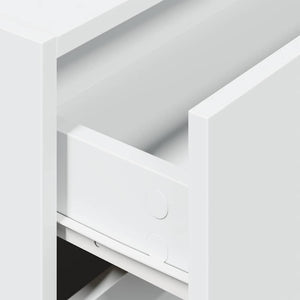 Weißer Schrank mit 2 Schubladen