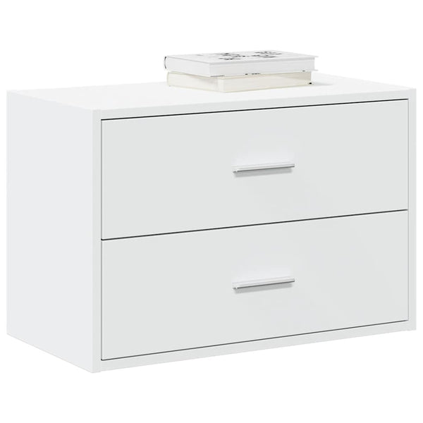 Weißer Schrank mit 2 Schubladen