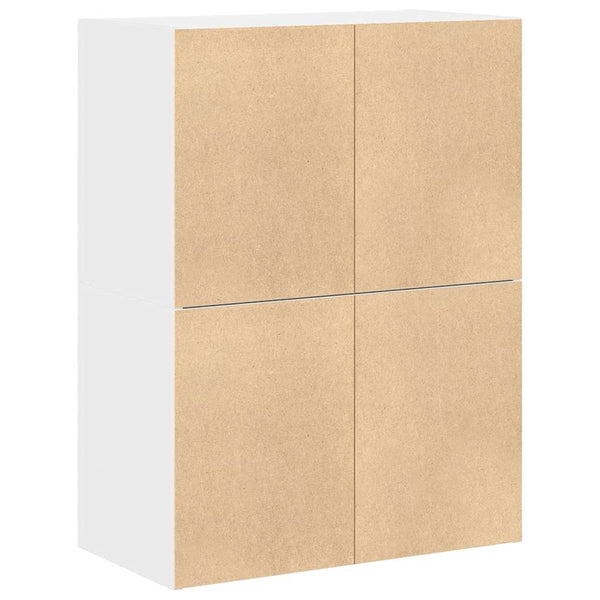 Schränke mit Schubladen, 2er Set, Weiß