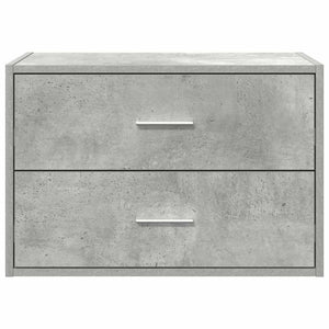 Schrank Betongrau mit 2 Schubladen