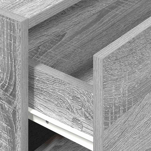 Grau Sonoma Kommode mit 2 Schubladen