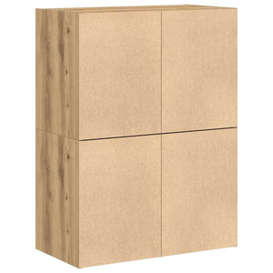 Schränke mit 2 Schubladen Artisan-Eiche