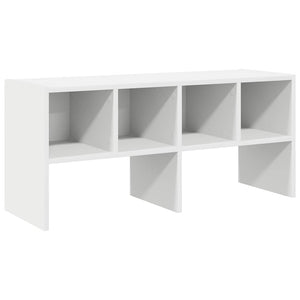 Stapelbares Schuhregal, Weiß, 89,5 cm