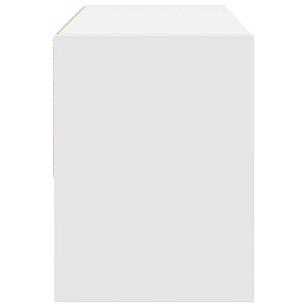 Stapelbares Schuhregal, Weiß, 89,5 cm