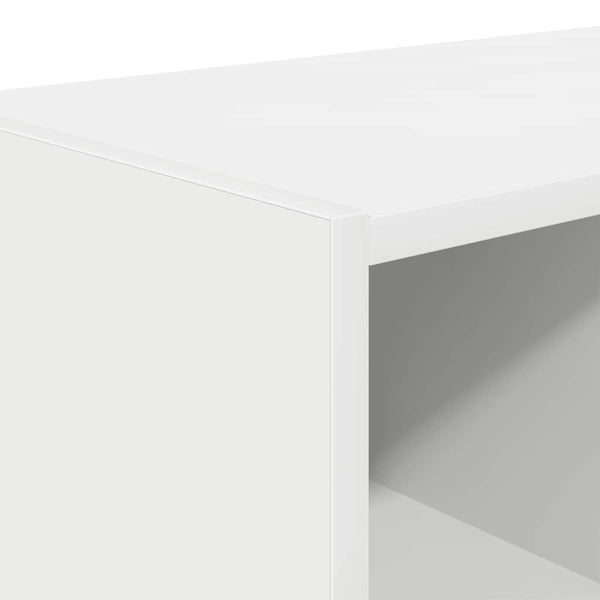 Stapelbares Schuhregal, Weiß, 89,5 cm