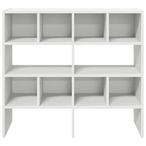 Stapelbare Schuhregale, 2er-Set, Weiß