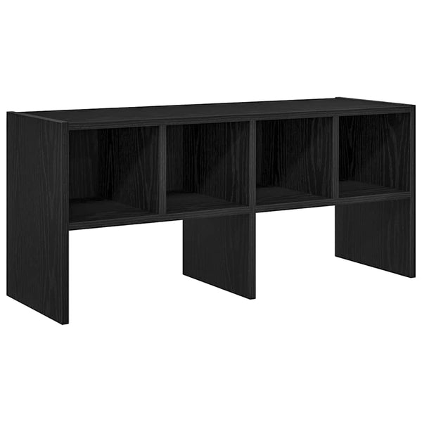 Stapelbares Schuhregal Schwarz Eiche