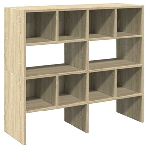 Stapelbare Schuhregale, 2er-Set, Sonoma-Eiche