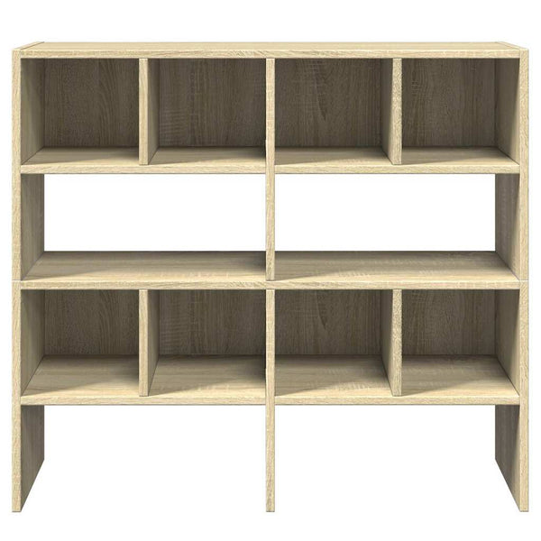 Stapelbare Schuhregale, 2er-Set, Sonoma-Eiche
