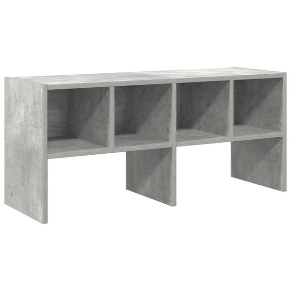 Stapelbares Schuhregal Betongrau