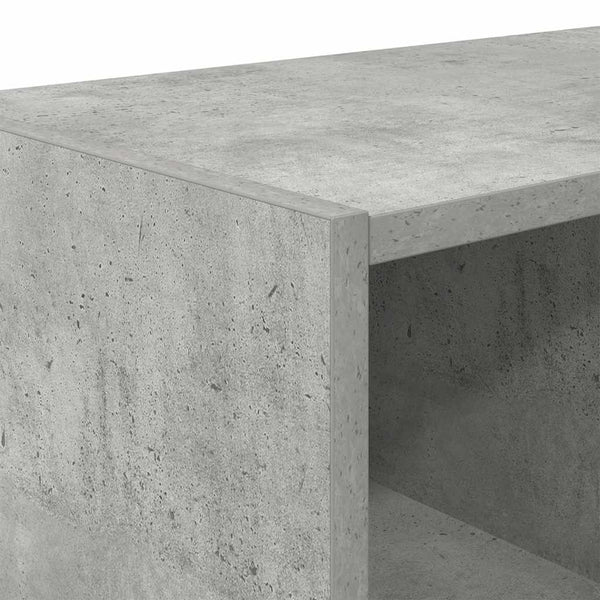 Stapelbares Schuhregal Betongrau