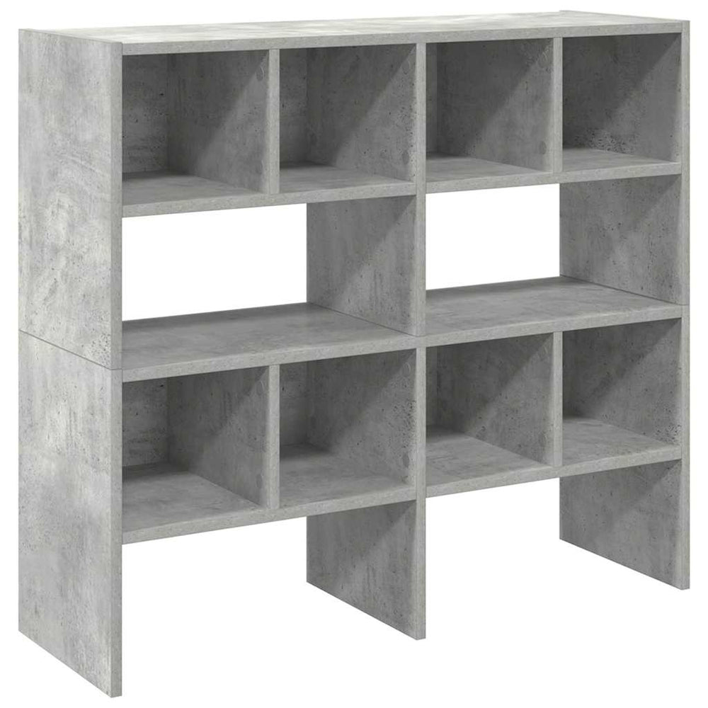 vidaXL Étagères à chaussures 2 pcs Empilables Gris béton 89,5x30x40 cm