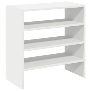 Stapelbare Schuhregale, 2er-Set, Weiß