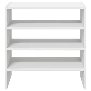 Stapelbare Schuhregale, 2er-Set, Weiß