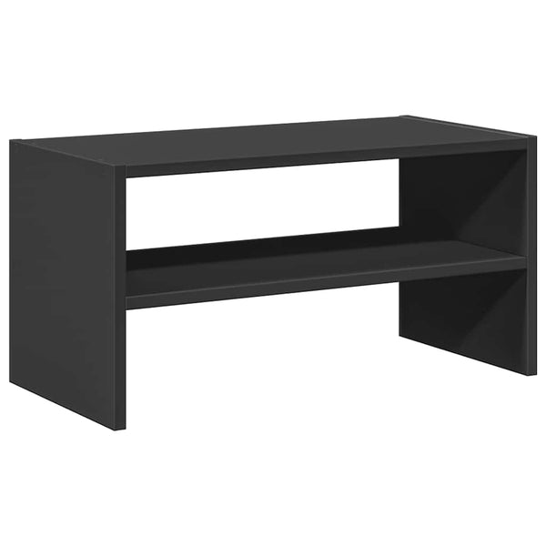 Stapelbares Schuhregal Schwarze Eiche