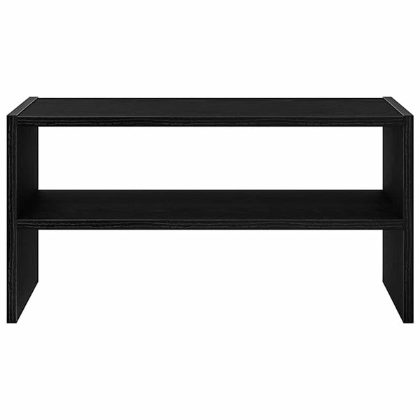 Stapelbares Schuhregal Schwarze Eiche