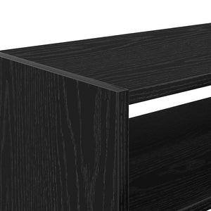 Stapelbare Schuhregale, 2er-Set, Schwarze Eiche