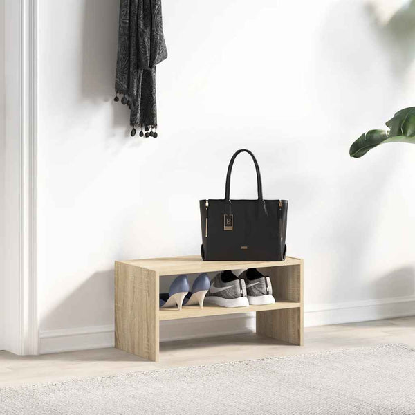 Stapelbares Schuhregal Sonoma-Eiche
