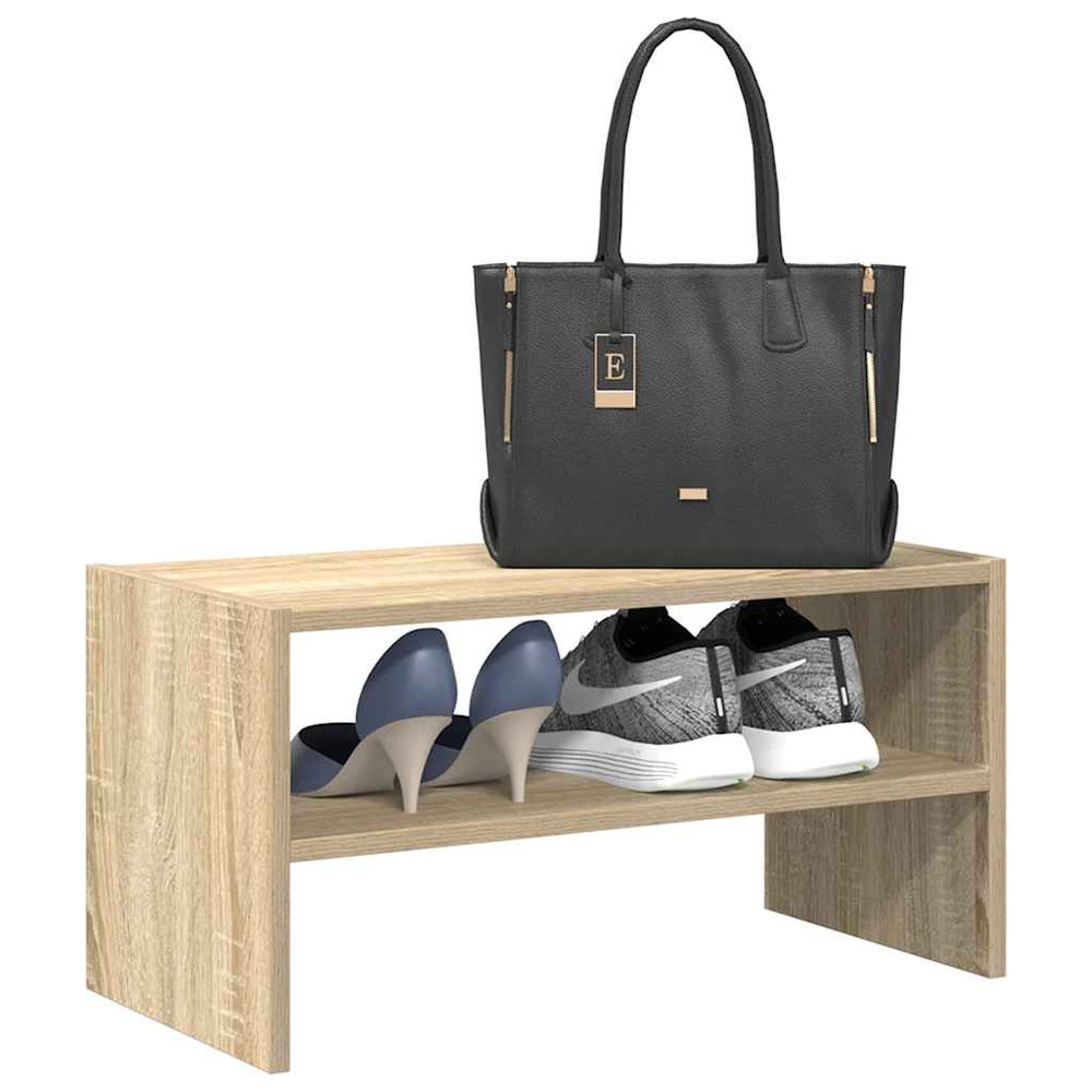 Stapelbares Schuhregal Sonoma-Eiche