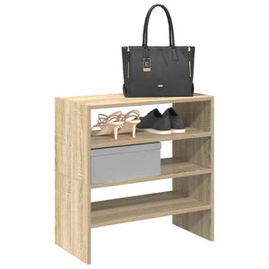 Stapelbare Schuhregale Sonoma-Eiche, 2er-Set