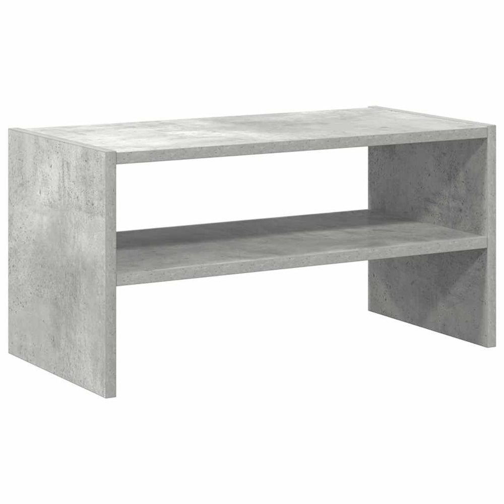 vidaXL Étagère à chaussures empilable Gris béton 60x30x30,5 cm