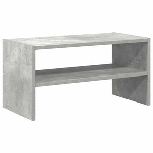Stapelbares Schuhregal Betongrau 60cm