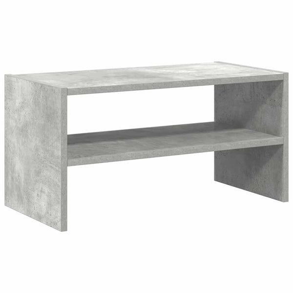 Stapelbares Schuhregal Betongrau 60cm