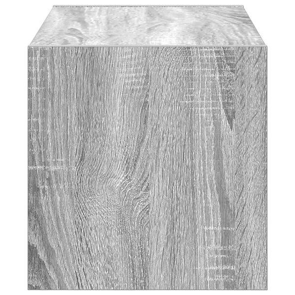 Stapelbares Schuhregal Grau Sonoma 60 cm
