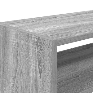 Stapelbares Schuhregal Grau Sonoma 60 cm