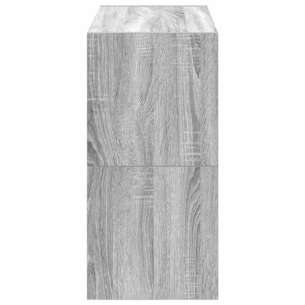 Stapelbare Schuhregale, 2er-Set, Grau Sonoma