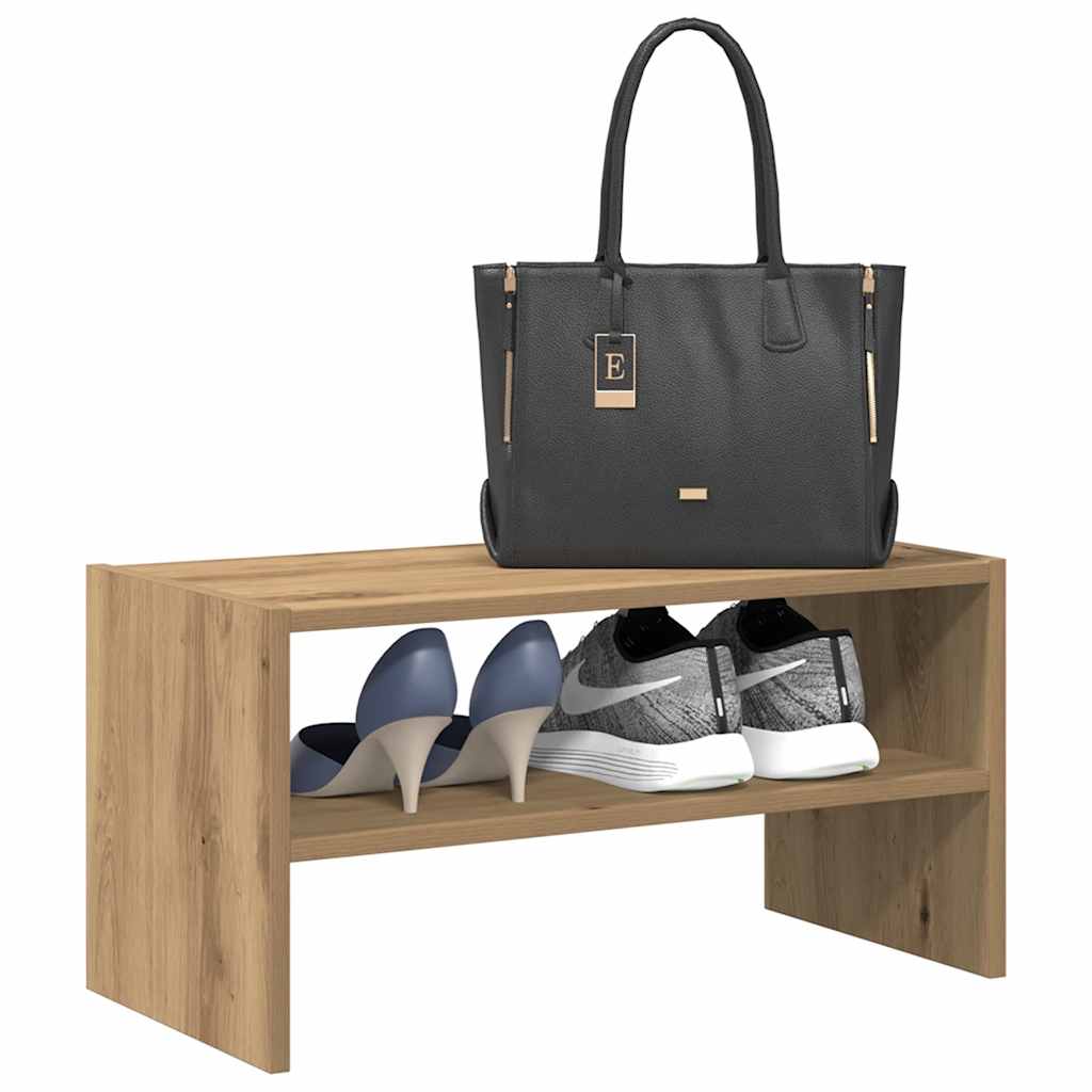 Stapelbares Schuhregal Artisan-Eiche 60 cm
