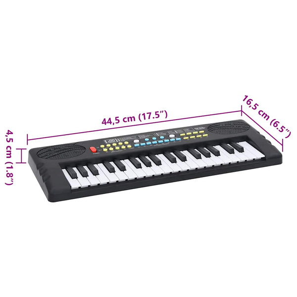 37 Tasten Kinder Keyboard mit Mikrofon