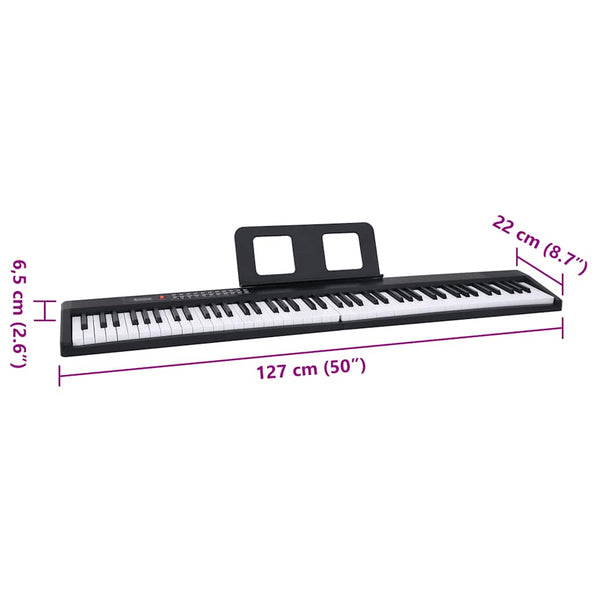 88 Tasten Faltbares E-Piano mit Notenständer