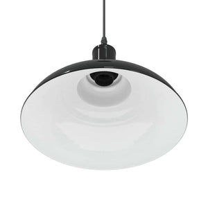 Höhenverstellbare Pendelleuchte E27 Schwarz Ø 31cm