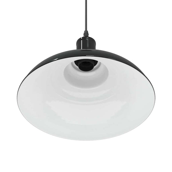 Höhenverstellbare Pendelleuchte E27 Schwarz Ø 31cm