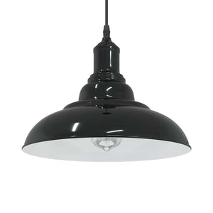 Höhenverstellbare Pendelleuchte E27 Schwarz Ø 31cm