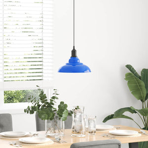 Höhenverstellbare Pendelleuchte Dunkelblau E27 Ø 31cm