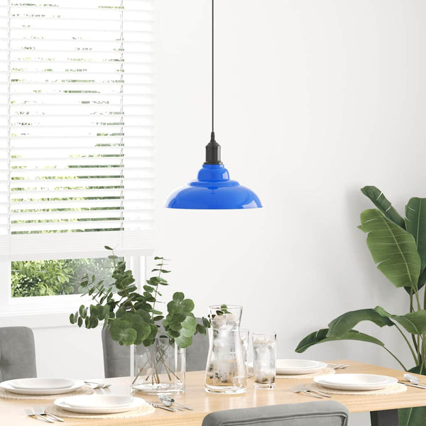 Höhenverstellbare Pendelleuchte Dunkelblau E27 Ø 31cm