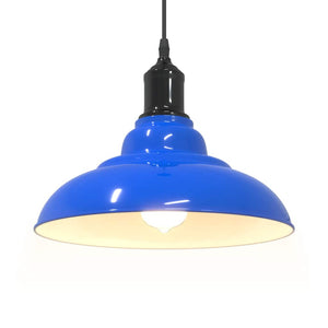 Höhenverstellbare Pendelleuchte Dunkelblau E27 Ø 31cm