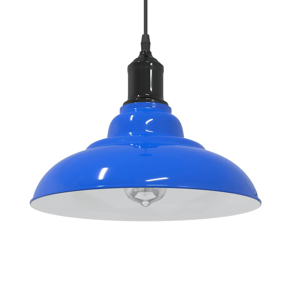 Höhenverstellbare Pendelleuchte Dunkelblau E27 Ø 31cm