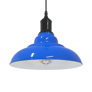 Höhenverstellbare Pendelleuchte Dunkelblau E27 Ø 31cm