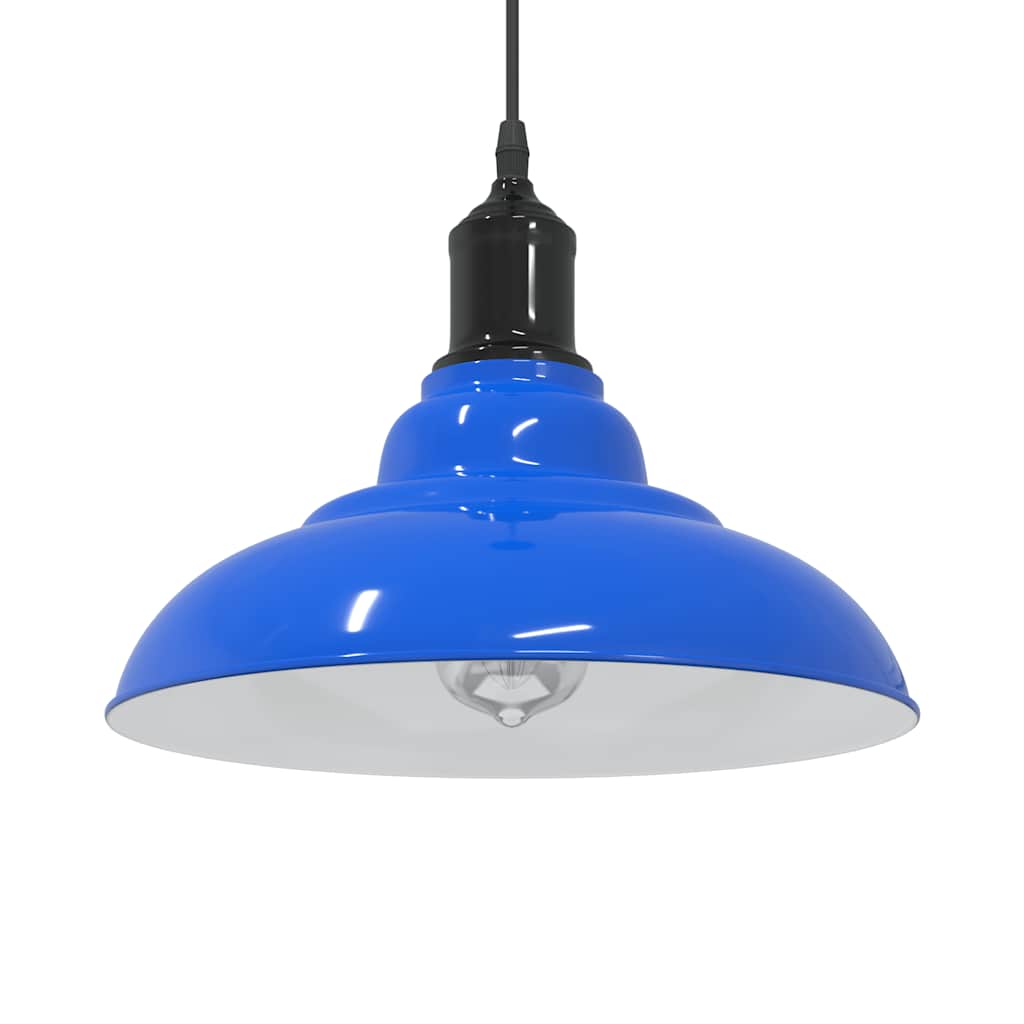 Höhenverstellbare Pendelleuchte Dunkelblau E27 Ø 31cm